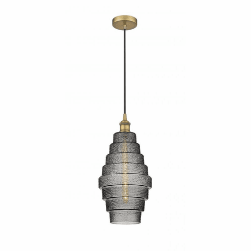 Innovations Cascade LED Mini Pendant - Brushed Brass - 616-1P-BB-G673-8-LED