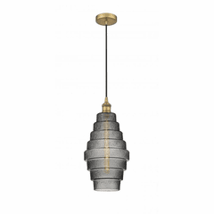 Innovations Cascade LED Mini Pendant - Brushed Brass - 616-1P-BB-G673-8-LED