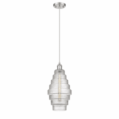 Innovations Cascade LED Mini Pendant - Brushed Satin Nickel - 516-1P-SN-G672-8-LED
