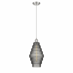 Innovations Cascade LED Mini Pendant - Brushed Satin Nickel - 516-1P-SN-G673-8