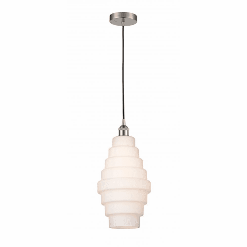Innovations Cascade LED Mini Pendant - Brushed Satin Nickel - 616-1P-SN-G671-8-LED