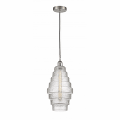 Innovations Cascade LED Mini Pendant - Brushed Satin Nickel - 616-1P-SN-G672-8
