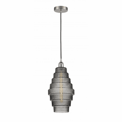 Innovations Cascade LED Mini Pendant - Brushed Satin Nickel - 616-1P-SN-G673-8