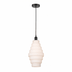 Innovations Cascade LED Mini Pendant - Matte Black - 616-1P-BK-G671-8