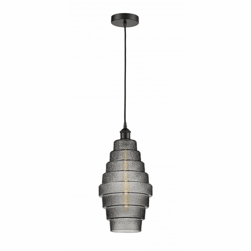 Innovations Cascade LED Mini Pendant - Matte Black - 616-1P-BK-G673-8