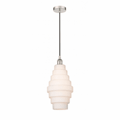 Innovations Cascade LED Mini Pendant - Polished Nickel - 616-1P-PN-G671-8-LED