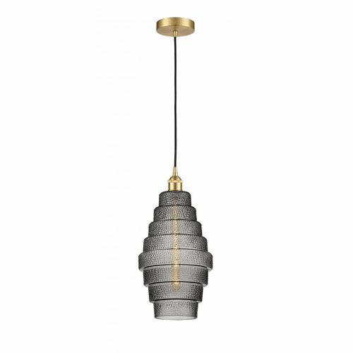 Innovations Cascade LED Mini Pendant - Satin Gold - 616-1P-SG-G673-8
