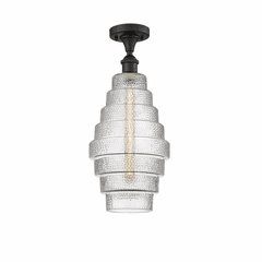 Innovations Cascade LED Semi-Flush Mount - Oil Rbd Bronze - 516-1C-OB-G672-8-LED