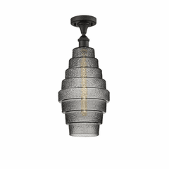 Innovations Cascade LED Semi-Flush Mount - Oil Rubbed Bronze - 516-1C-OB-G673-8