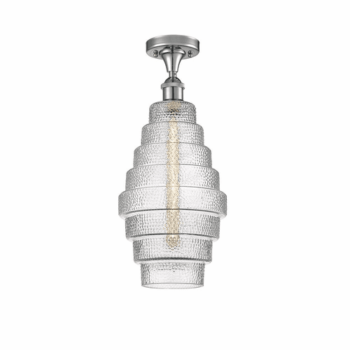 Innovations Cascade LED Semi-Flush Mount - Polished Chrome - 516-1C-PC-G672-8-LED