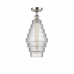 Innovations Cascade LED Semi-Flush Mount - Polished Nickel - 516-1C-PN-G672-8