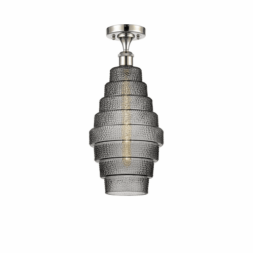 Innovations Cascade LED Semi-Flush Mount - Polished Nickel - 516-1C-PN-G673-8