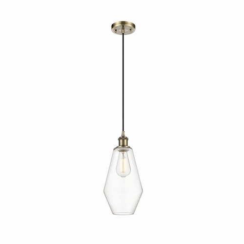 Innovations Cindyrella 1-LT Mini Pendant - Antique Brass - 516-1P-AB-G652-7