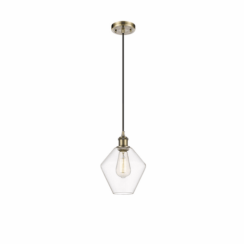 Innovations Cindyrella 1-LT Mini Pendant - Antique Brass - 516-1P-AB-G652-8