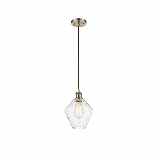 Innovations Cindyrella 1-LT Mini Pendant - Antique Brass - 516-1P-AB-G654-8