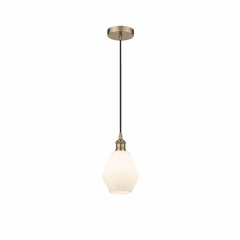 Innovations Cindyrella 1-LT Mini Pendant - Antique Brass - 616-1P-AB-G651-6