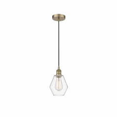 Innovations Cindyrella 1-LT Mini Pendant - Antique Brass - 616-1P-AB-G652-6