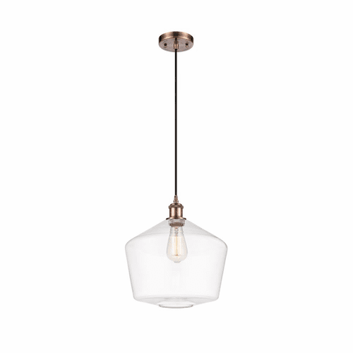 Innovations Cindyrella 1-LT Mini Pendant - Antique Copper - 516-1P-AC-G652-12