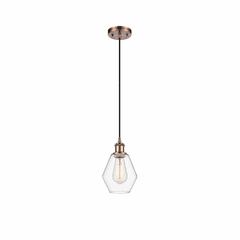 Innovations Cindyrella 1-LT Mini Pendant - Antique Copper - 516-1P-AC-G652-6