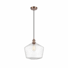 Innovations Cindyrella 1-LT Mini Pendant - Antique Copper - 516-1P-AC-G654-12