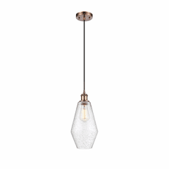Innovations Cindyrella 1-LT Mini Pendant - Antique Copper - 516-1P-AC-G654-7