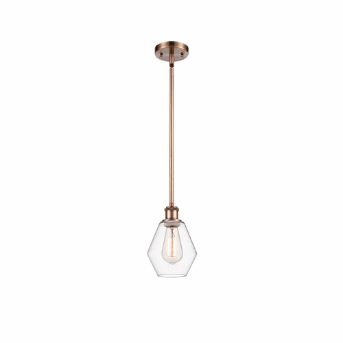 Innovations Cindyrella 1-LT Mini Pendant - Antique Copper - 516-1S-AC-G652-6