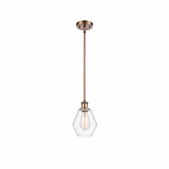 Innovations Cindyrella 1-LT Mini Pendant - Antique Copper - 516-1S-AC-G652-6