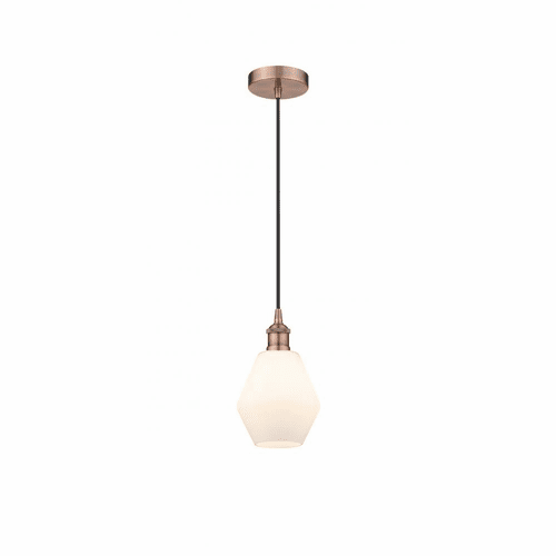 Innovations Cindyrella 1-LT Mini Pendant - Antique Copper - 616-1P-AC-G651-6