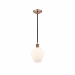 Innovations Cindyrella 1-LT Mini Pendant - Antique Copper - 616-1P-AC-G651-8