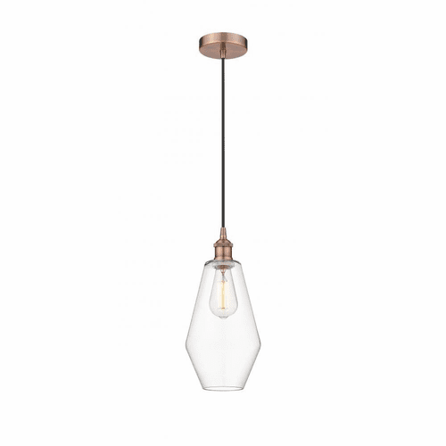 Innovations Cindyrella 1-LT Mini Pendant - Antique Copper - 616-1P-AC-G652-7