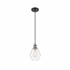 Innovations Cindyrella 1-LT Mini Pendant - Black Antique Brass - 516-1P-BAB-G652-6