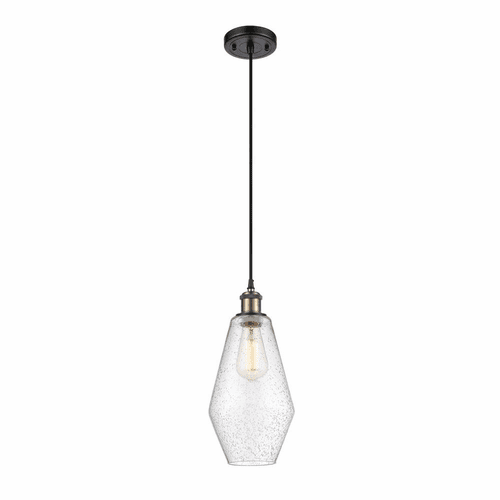 Innovations Cindyrella 1-LT Mini Pendant - Black Antique Brass - 516-1P-BAB-G654-7