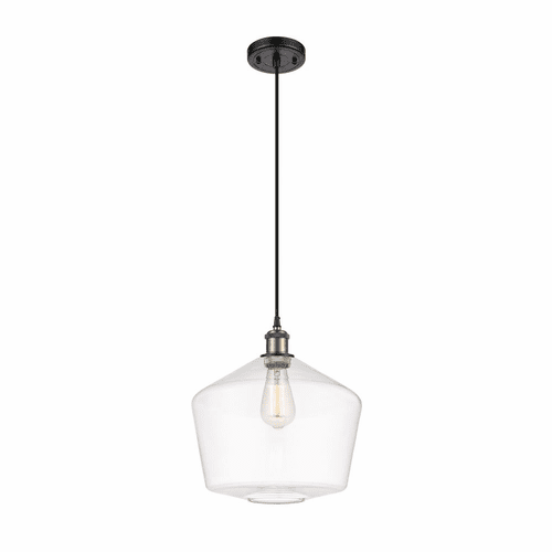 Innovations Cindyrella 1-LT Mini Pendant - Black Brass - 516-1P-BAB-G652-12
