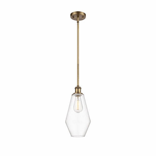 Innovations Cindyrella 1-LT Mini Pendant - Brushed Brass - 516-1S-BB-G652-7
