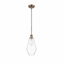 Innovations Cindyrella 1-LT Mini Pendant - Brushed Brass - 516-1S-BB-G652-7