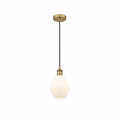 Innovations Cindyrella 1-LT Mini Pendant - Brushed Brass - 616-1P-BB-G651-6