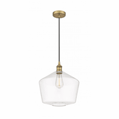 Innovations Cindyrella 1-LT Mini Pendant - Brushed Brass - 616-1P-BB-G652-12