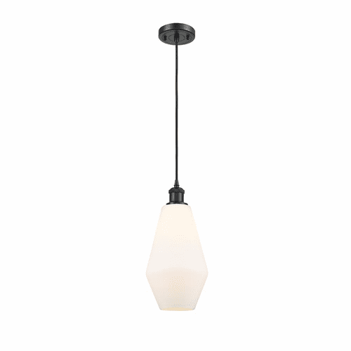 Innovations Cindyrella 1-LT Mini Pendant - Matte Black - 516-1P-BK-G651-7