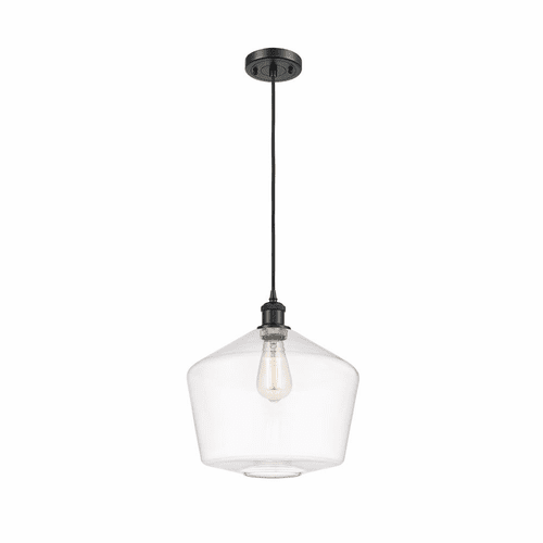 Innovations Cindyrella 1-LT Mini Pendant - Matte Black - 516-1P-BK-G652-12