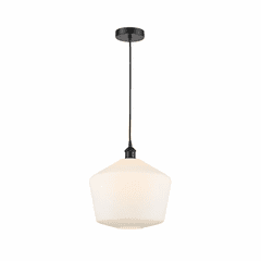 Innovations Cindyrella 1-LT Mini Pendant - Matte Black - 616-1P-BK-G651-12