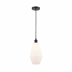 Innovations Cindyrella 1-LT Mini Pendant - Matte Black - 616-1P-BK-G651-7