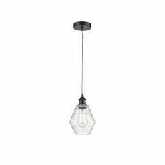 Innovations Cindyrella 1-LT Mini Pendant - Matte Black - 616-1P-BK-G654-6