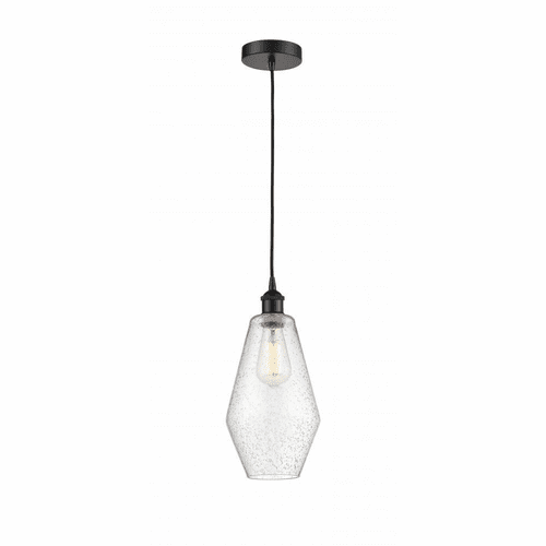 Innovations Cindyrella 1-LT Mini Pendant - Matte Black - 616-1P-BK-G654-7