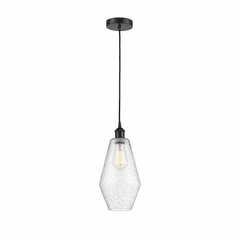 Innovations Cindyrella 1-LT Mini Pendant - Matte Black - 616-1P-BK-G654-7