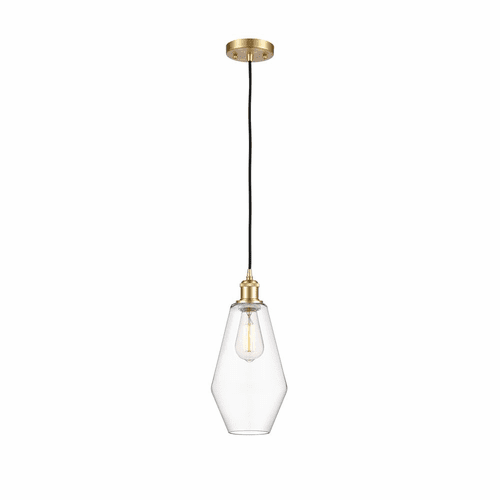 Innovations Cindyrella 1-LT Mini Pendant - Satin Gold - 516-1P-SG-G652-7