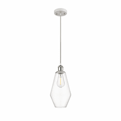 Innovations Cindyrella 1-LT Mini Pendant - White and Chrome - 516-1P-WPC-G652-7