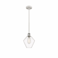 Innovations Cindyrella 1-LT Mini Pendant - White and Chrome - 516-1P-WPC-G652-8 Innovations Cindyrella 1-LT Mini Pendant - White and Chrome - 516-1P-WPC-G652-8