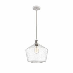 Innovations Cindyrella 1-LT Mini Pendant - White and Chrome - 516-1P-WPC-G654-12 Innovations Cindyrella 1-LT Mini Pendant - White and Chrome - 516-1P-WPC-G654-12