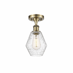 Innovations Cindyrella 1-LT Semi-Flush Mount - Antique Brass - 516-1C-AB-G654-6