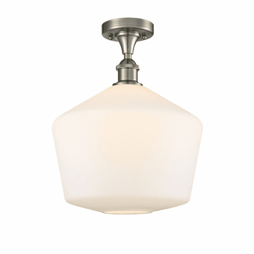 Innovations Cindyrella 1-LT Semi-Flush Mount - Brushed Nickel - 516-1C-SN-G651-12